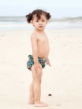 Culotte de bain imprimée bébé fille Capsule famille bain jungle  - vertbaudet enfant