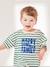T-Shirt for Babies, Sailor Capsule Collection striped green - vertbaudet enfant 