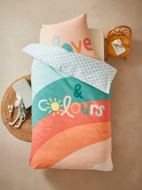 Duvet Cover + Pillowcase Set for Children, BOHO  - vertbaudet enfant