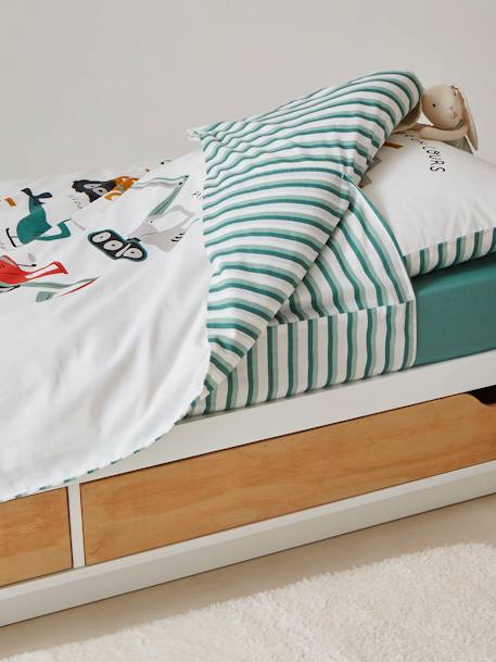 Parure enfant Magicouette Quel chantier ! blanc imprimé - vertbaudet enfant 