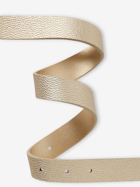 Golden Flower Belt for Girls iridescent beige - vertbaudet enfant 