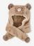 Bear Beanie-Scarf for Babies beige - vertbaudet enfant 