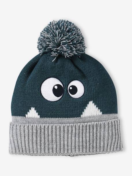 Monster Beanie for Boys fir green - vertbaudet enfant 