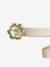 Golden Flower Belt for Girls iridescent beige - vertbaudet enfant 