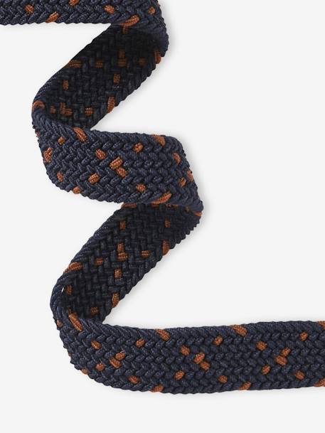 Two-Tone Braided Belt for Boys navy blue - vertbaudet enfant 