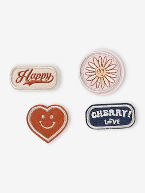 Pack of 4 Iron-on Patches for Girls  - vertbaudet enfant