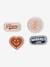 Pack of 4 Iron-on Patches for Girls rosy - vertbaudet enfant 