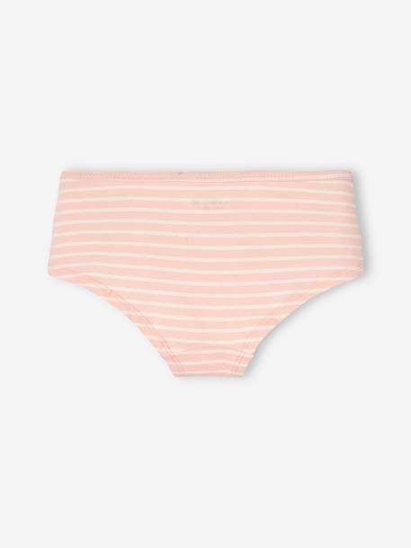 Pack of 5 Shorties for Girls pale pink - vertbaudet enfant 