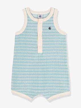 Baby-Playsuit in Organic Cotton, by PETIT BATEAU