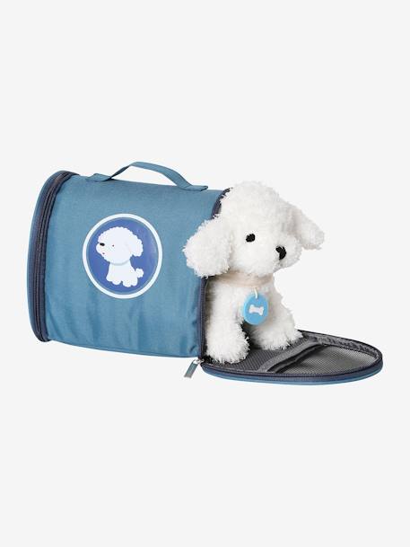 Stuffed Toy Pet + Accessories in FSC® Wood blue - vertbaudet enfant 