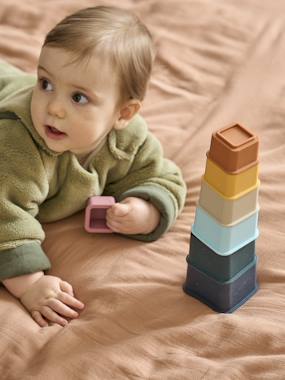Cube Tower in Silicone  - vertbaudet enfant
