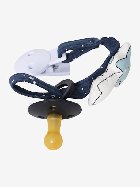 Attache-tétine bleu glacier - vertbaudet enfant 