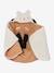 Nid d'ange transformable en tapis à langer peluche beige+beige imprimé+écru+gris souris+kaki+rose imprimé - vertbaudet enfant 