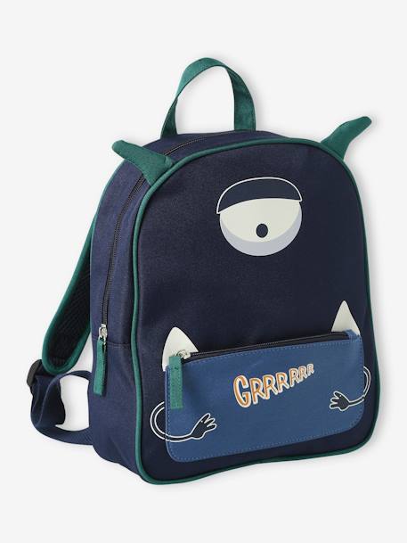 Cool Backpack, Playschool Special, for Boys navy blue - vertbaudet enfant 