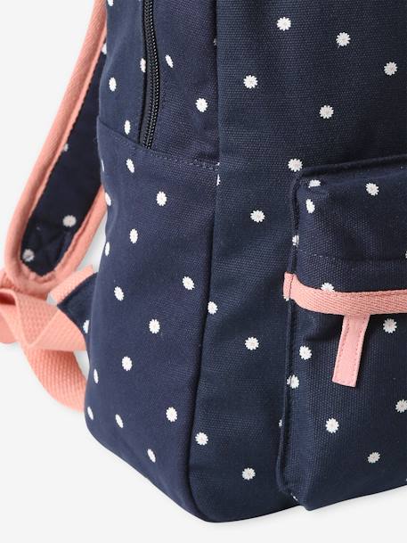 Backpack for Girls, Flower Power night blue - vertbaudet enfant 