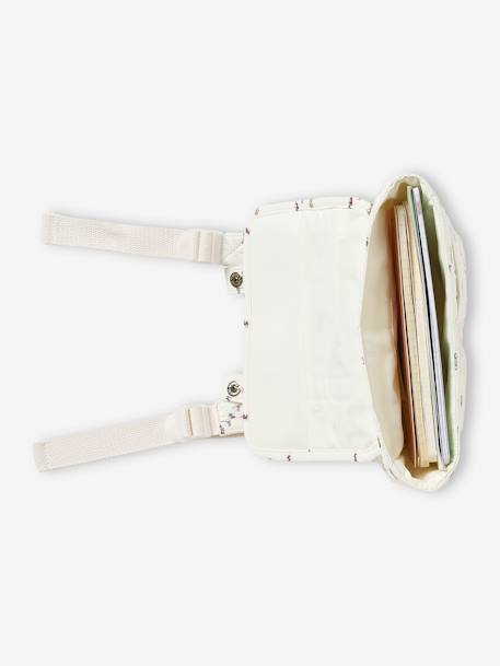 Padded Cotton Gauze Backpack for Boys, Cars, Nursery Special ecru - vertbaudet enfant 