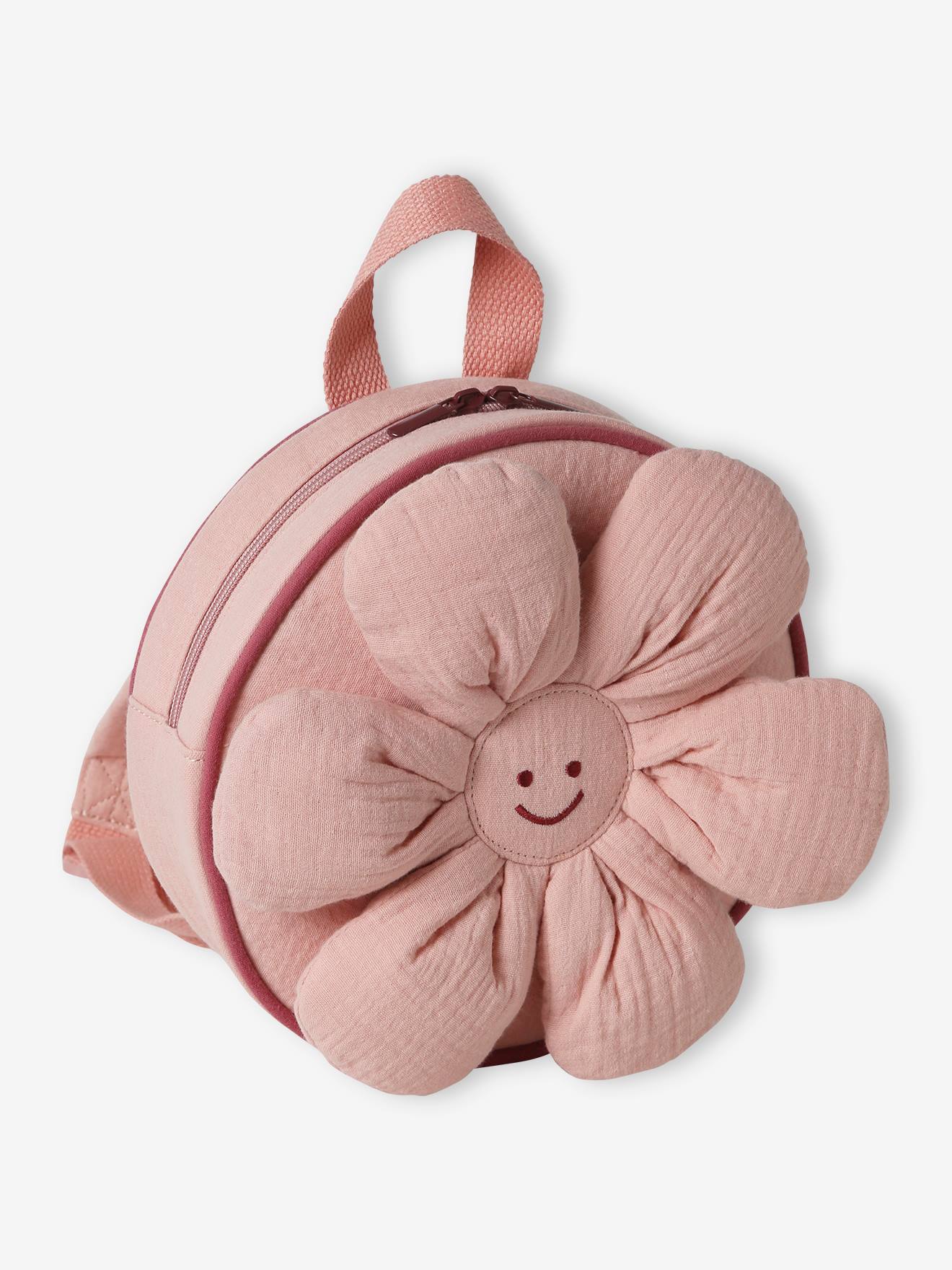 Flower Backpack in Cotton Gauze, Playschool Special, for