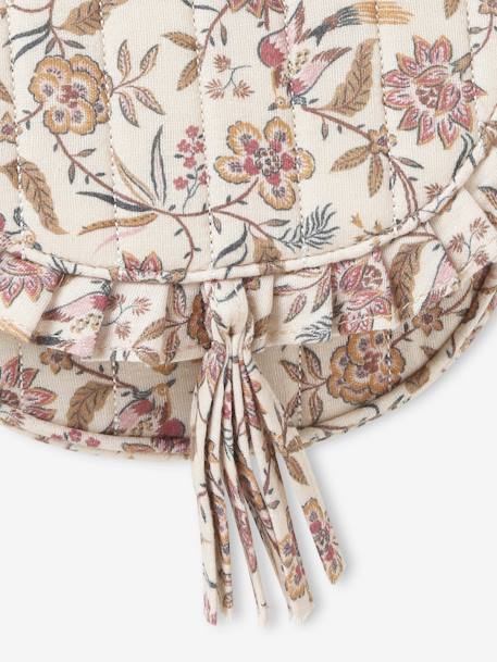 Bag with Floral Print for Girls printed beige - vertbaudet enfant 