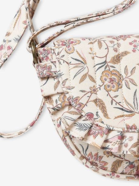 Bag with Floral Print for Girls printed beige - vertbaudet enfant 