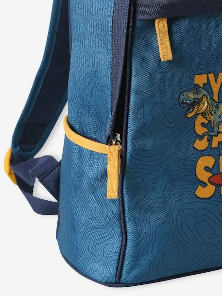 Dino Skate Backpack for Boys petrol blue - vertbaudet enfant 