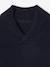 Marl Knit Jumper with Shawl Collar, for Boys navy blue - vertbaudet enfant 