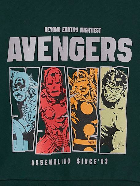 Hoodie for Boys, the Avengers by Marvel® fir green - vertbaudet enfant 