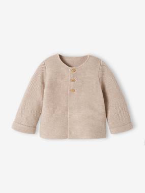 Baby-Jumpers, Cardigans & Sweaters-Cotton Cardigan for Babies