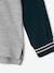 London Rugby Shirt with Long Raglan Sleeves for Boys fir green - vertbaudet enfant 