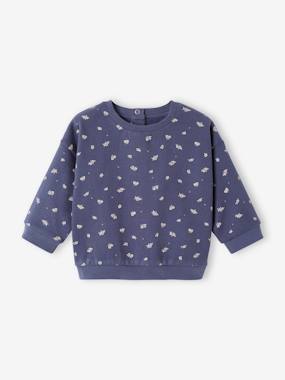 Baby-Jumpers, Cardigans & Sweaters-Sweaters-Basics Printed Sweatshirt for Babies