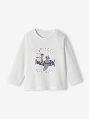 Baby-T-shirts & Roll Neck T-Shirts-Stylish Top for Baby Boys