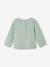 T-shirt bébé Basics manches longues personnalisable bois de rose+vert d'eau - vertbaudet enfant 