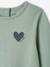 T-shirt bébé Basics manches longues personnalisable bois de rose+vert d'eau - vertbaudet enfant 