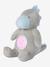 Veilleuse Peluche projecteur d'étoiles bleu jean+dinosaure+gris+jaune d'or+orange - vertbaudet enfant 