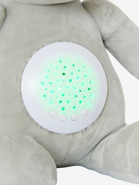 Stars Projecting Fox Night Light denim blue+golden yellow+grey+Grey+Orange - vertbaudet enfant 