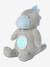 Veilleuse Peluche projecteur d'étoiles bleu jean+dinosaure+gris+jaune d'or+orange - vertbaudet enfant 
