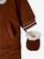 Corduroy Pramsuit with Removable Feet & Mittens for Babies beige - vertbaudet enfant 