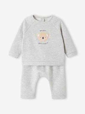 Sweatshirt & Trousers Combo for Babies  - vertbaudet enfant