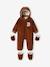 Corduroy Pramsuit with Removable Feet & Mittens for Babies beige - vertbaudet enfant 