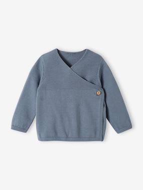 Brassière naissance fille en tricot - vertbaudet enfant Bébé-Pull, gilet, sweat-Gilet-Brassière naissance fille en tricot