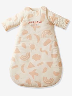 Baby Sleeping Bag with Removable Sleeves in Organic* Cotton, Happy Sky  - vertbaudet enfant