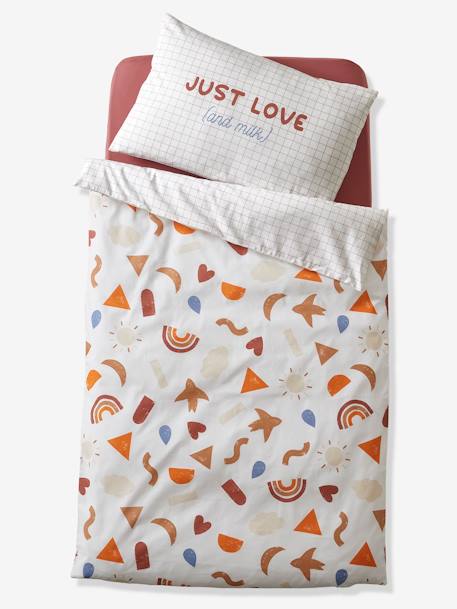 Duvet Cover in Organic Cotton* for Babies, Happy Sky multicoloured - vertbaudet enfant 