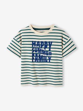 Garçon-T-shirt mixte enfant capsule famille marin
