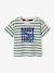 T-Shirt for Babies, Sailor Capsule Collection striped green - vertbaudet enfant 