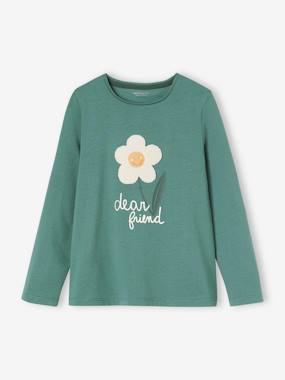 Top with Bunny & Fancy Bow, for Girls  - vertbaudet enfant