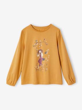 -Long Sleeve Top with Muse Motif for Girls