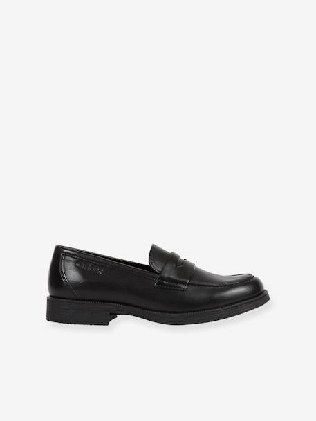 Leather Moccasins for Children, JR Agata by GEOX® black - vertbaudet enfant 