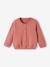 Ensemble bébé fille 3 pièces robe cardigan bandeau bleu grisé+corail+vieux rose - vertbaudet enfant 