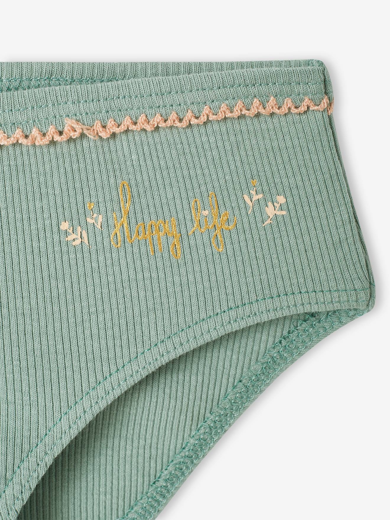 Lot De 3 Débardeurs Fantaisie Pour Fille - Maille Côtelée Douce, Détails Glitter | Idéal Sous-vêtements Quotidiens, Confort Parfait - 4