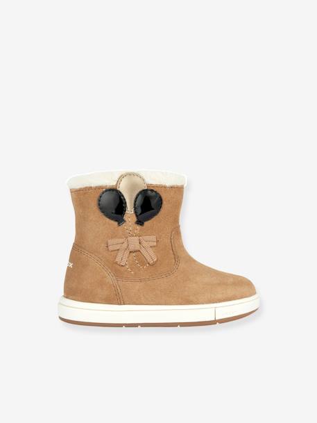 Furry Boots for Babies, B Trottola Girl by GEOX® camel - vertbaudet enfant 