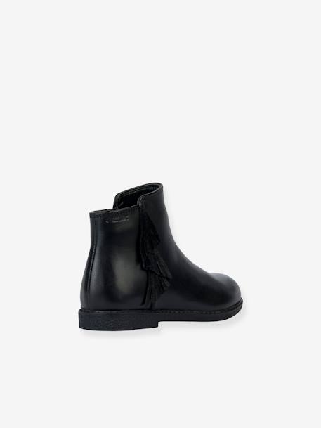 Leather Boots, J Shawntel Girl by GEOX® black - vertbaudet enfant 